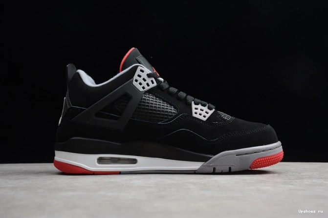   4 Black Retro Cement Jordan 308497-089 0730